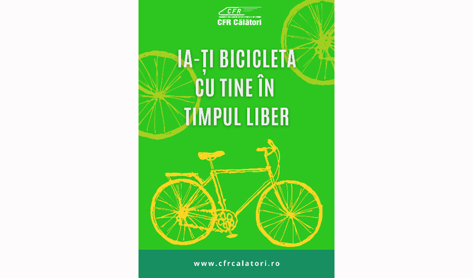 2021 – Anul European al Cailor Ferate! Urca-te in tren! / Ia-ti bicicleta cu tine in timpul liber!