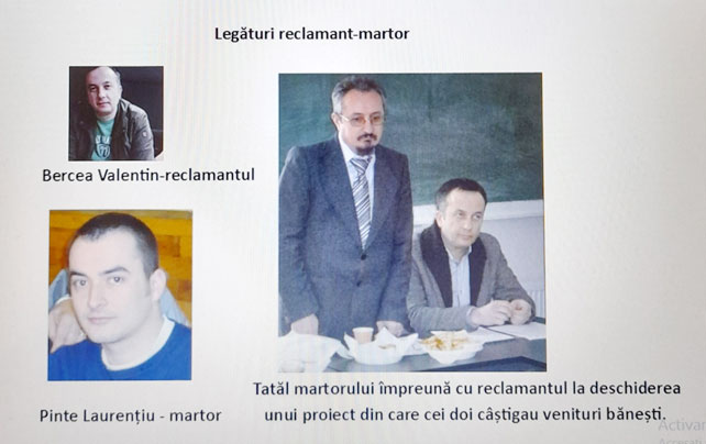 Primim la redactie / ​​​​​​​Reclamantul si martorii