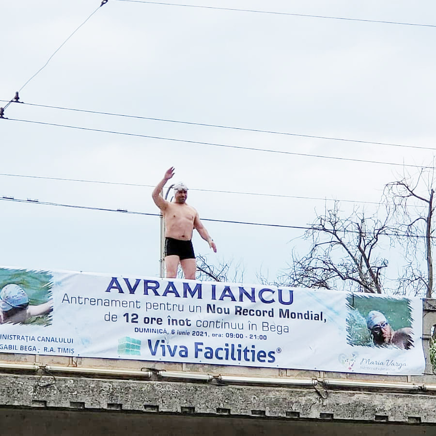Avram Iancu a inotat in Bega