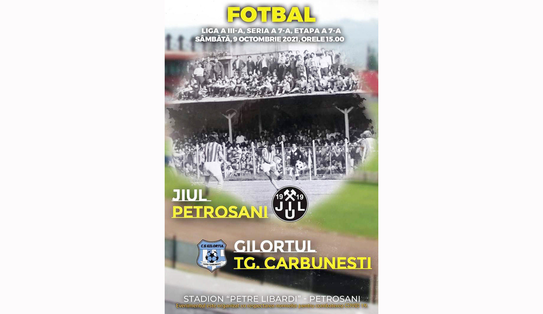 Fotbal. Liga a III-a / Pumnii stransi pentru jiulisti
