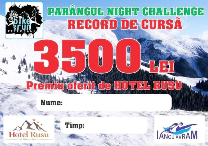 „Parangul Night Challenge” / Inscrierile au luat final
