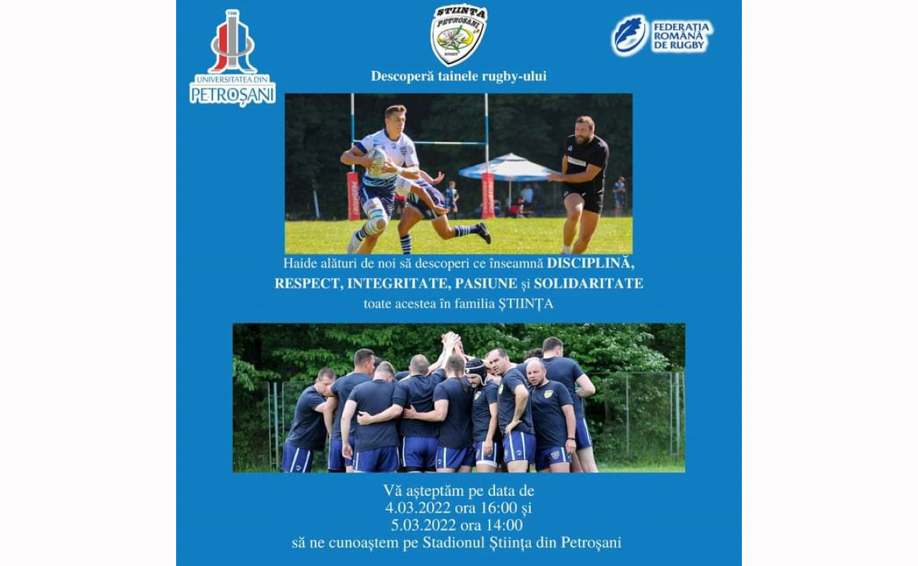 Rugby / Stiinta pune ochii pe copii