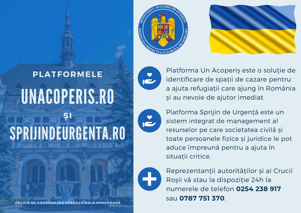 Doua platforme noi pentru ucrainenii care isi parasesc tara