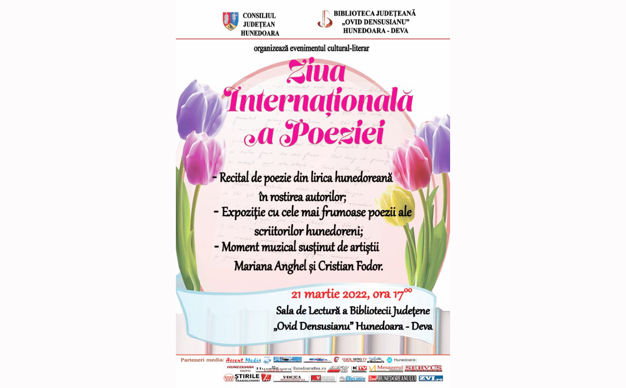 COMUNICAT DE PRESA / Ziua Internationala a Poeziei