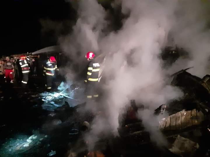 Incendiu de proportii in Orastie 