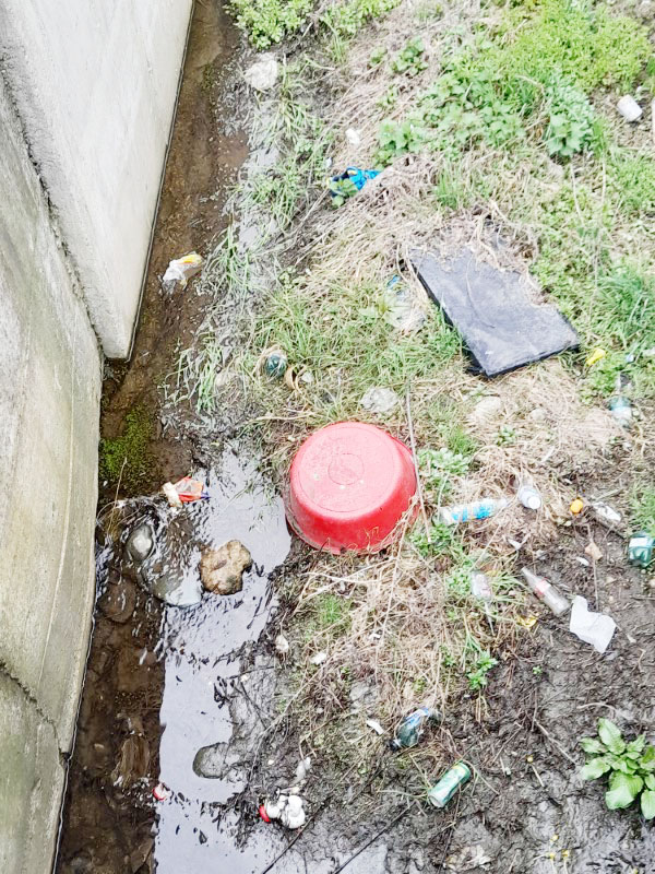 Un „cartof fierbinte” in plin centrul localitatii. / Edilii petrileni au in vedere si in acest an decolmatarea si ecologizarea Canalului Ludului