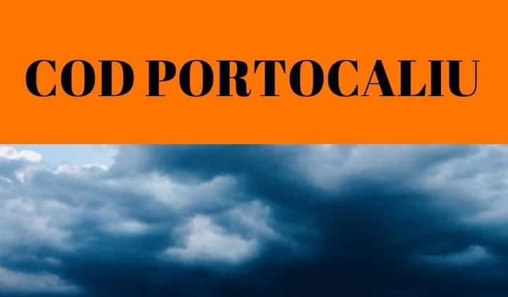 Avertizare de COD PORTOCALIU