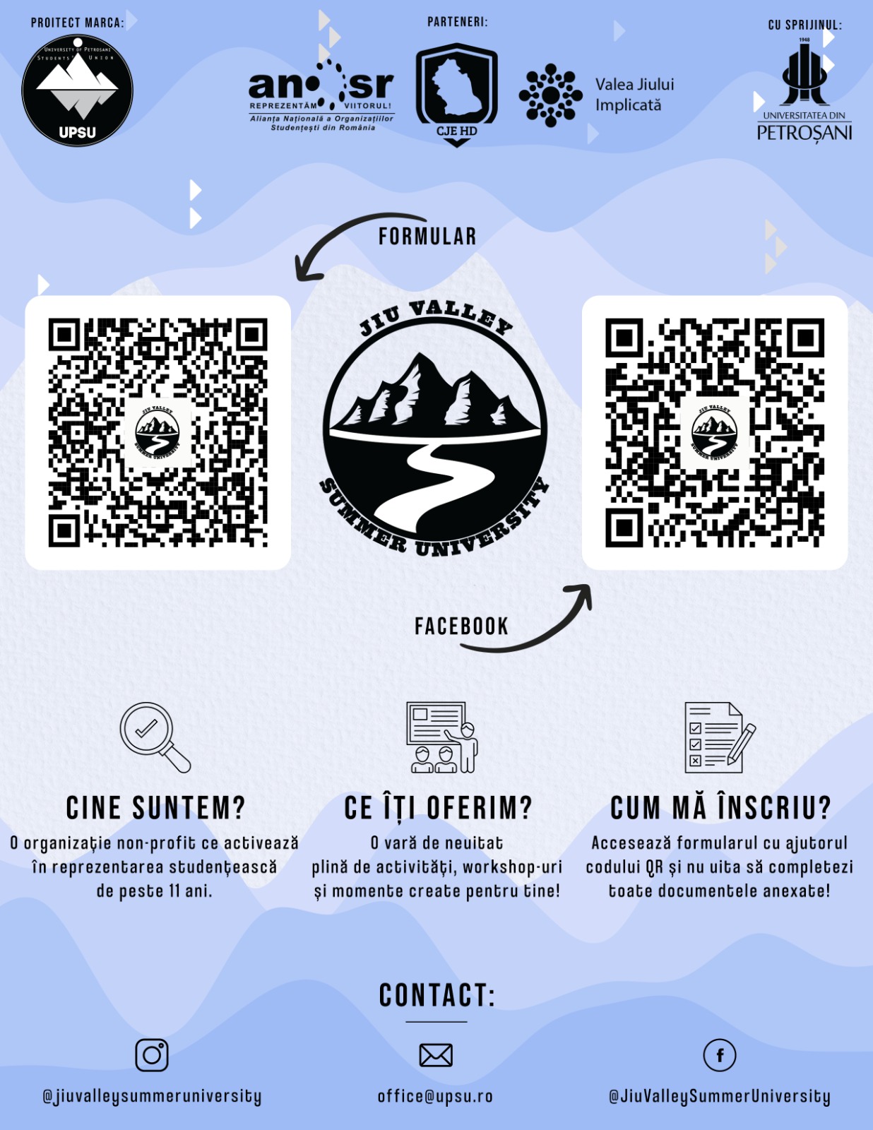 Pentru elevii de liceu, aventura verii incepe la Jiu Valley Summer University 