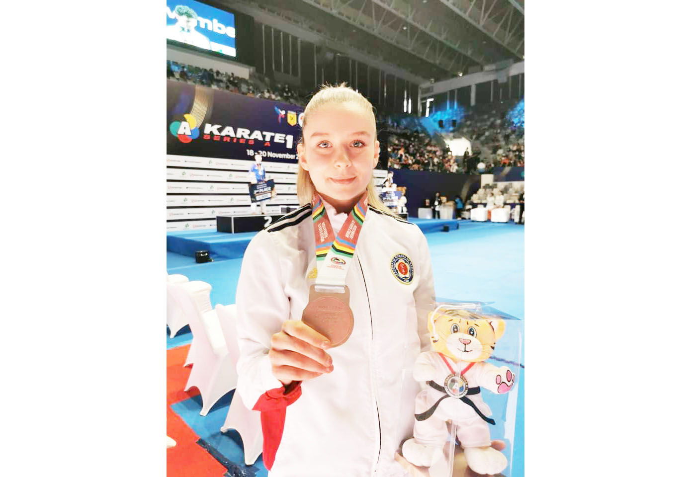 KARATE WKF / Miruna Malauta - parcurs excelent in Indonezia