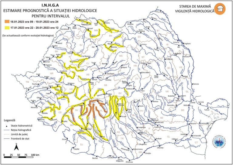 La Campu lui Neag / Record de precipitatii in Vale - 100 de l/ mp