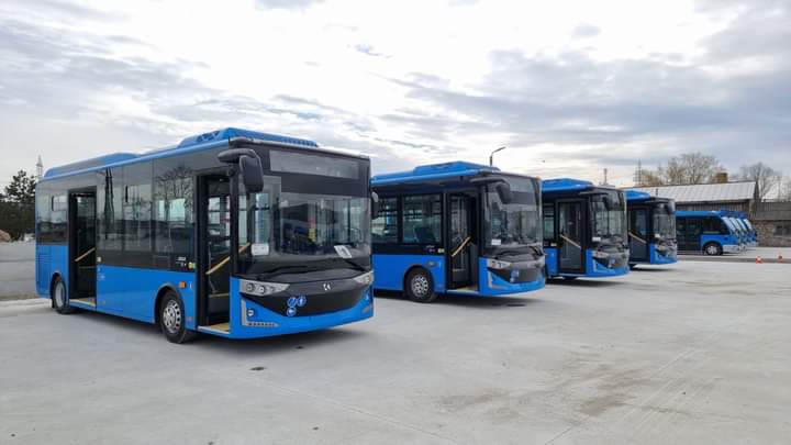 Ultimul lot cu microbuze electrice