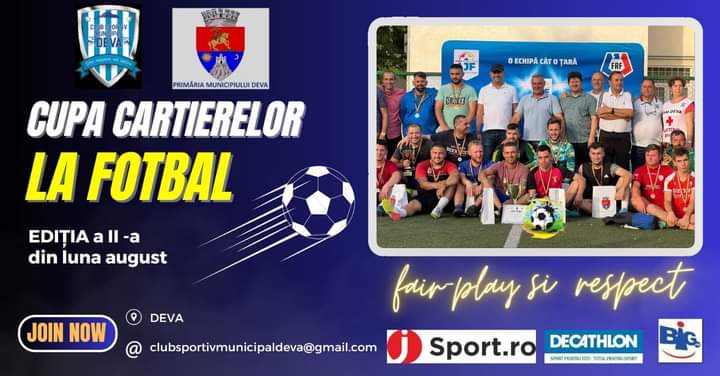 Cupa Cartierelor la Fotbal Deva – Editia II