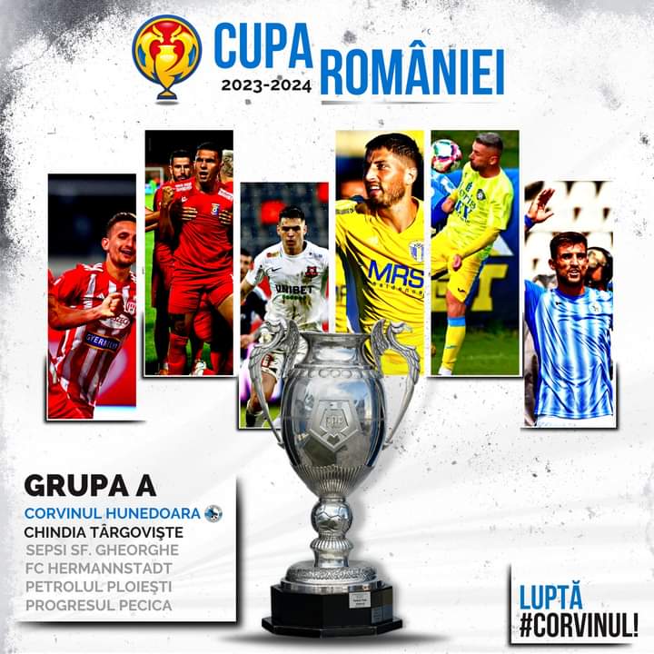 Fotbal Cupa Romaniei. Detinatoarea Cupei Romaniei vine la Hunedoara!