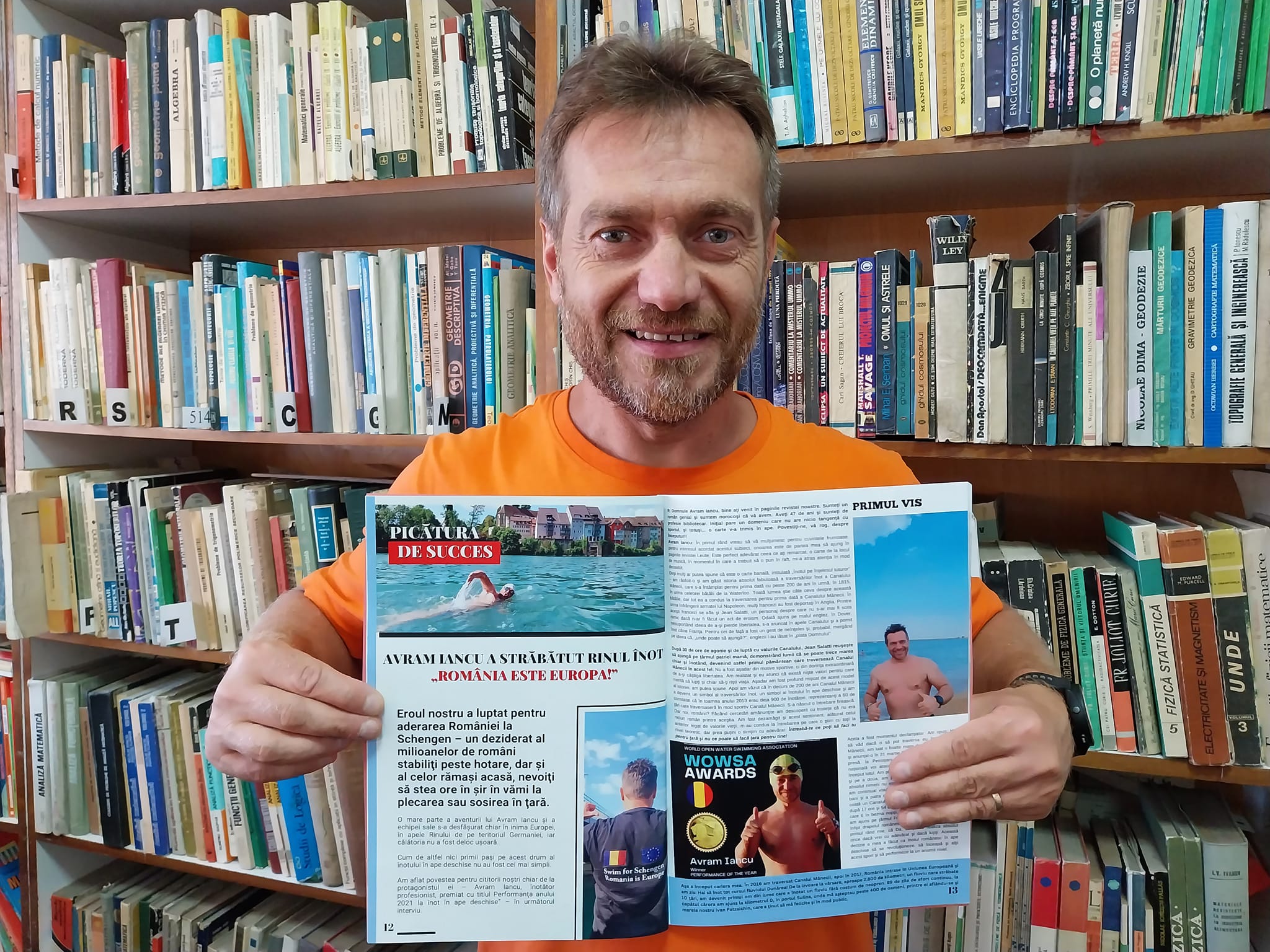 Pe prima pagina la ei, pe prima pagina si la noi! Petroseneanul Avram Iancu se afla pe coperta revistei germane „Leute”