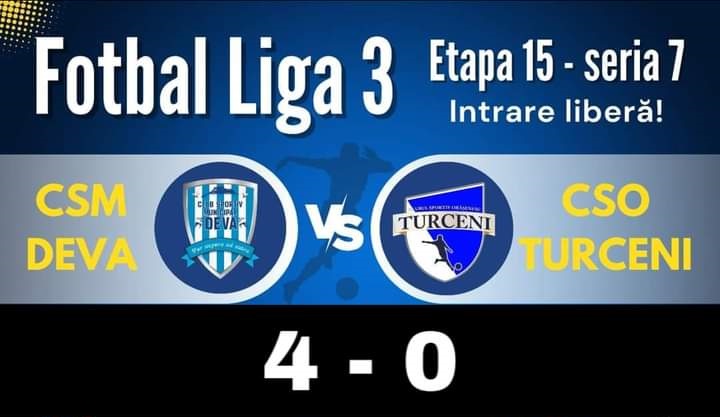 Fotbal. Liga 3. Devenii - lideri in seria Jiului
