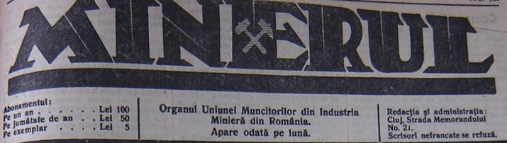 Muncitorimea miniera in urma cu un secol / „Croncane corbii deasupra starvului din Valea Jiului”