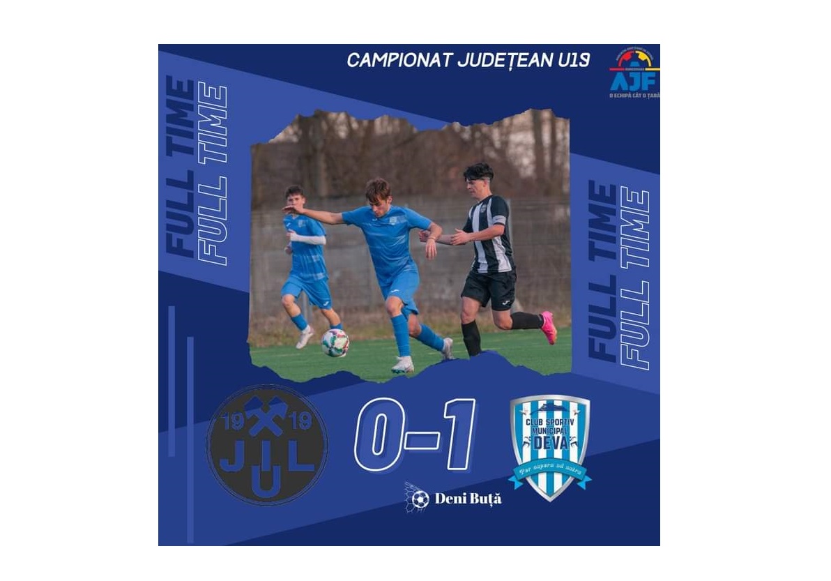 Fotbal. Under 19 / Jiulistii – invinsi acasa