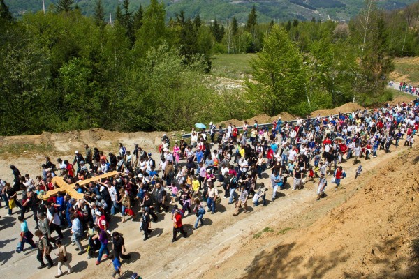 Lupeni. Pregatirile in toi pentru „Drumul Crucii”
