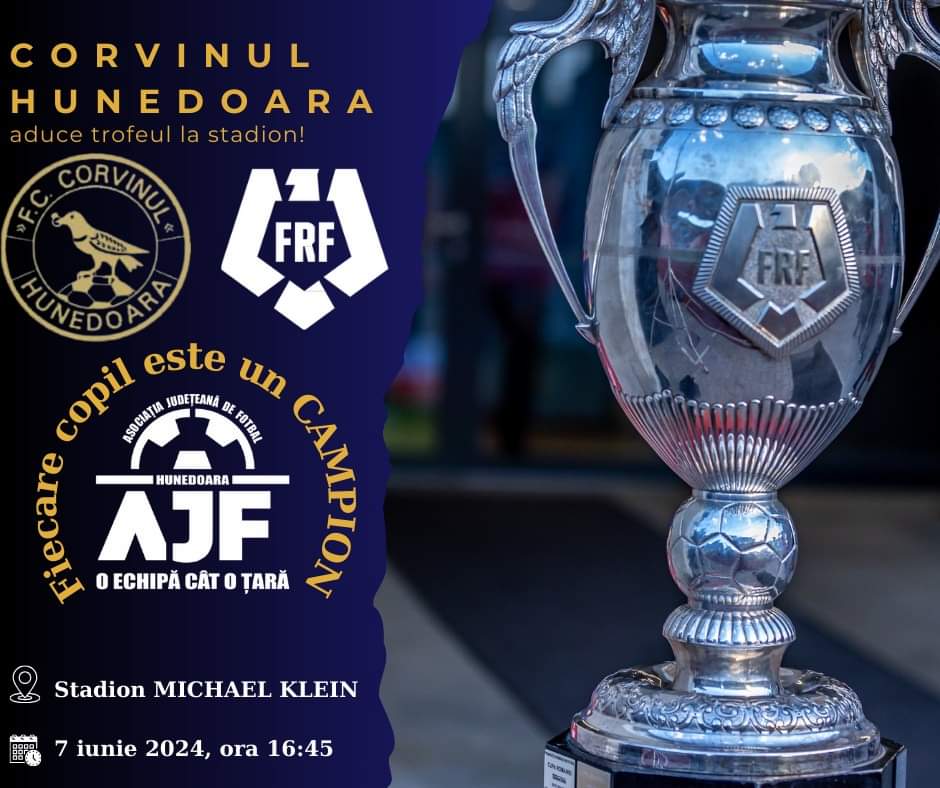 La finala judeteana. In vitrina – trofeul Cupei Romaniei