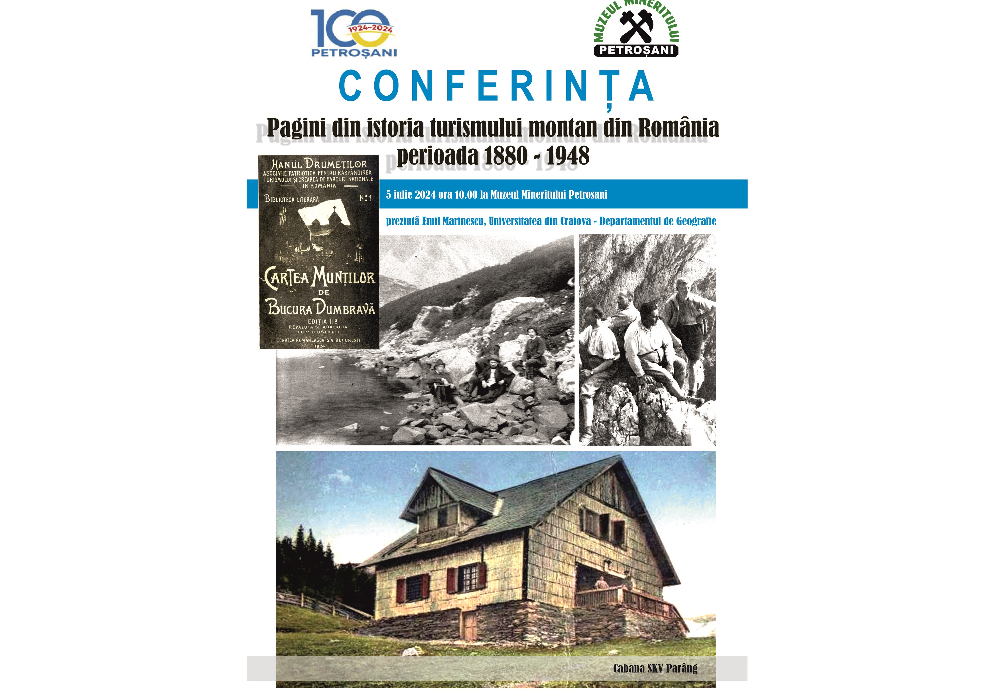 La Muzeul Mineritului. Conferinta despre turism