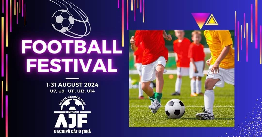Festival fotbalistic marca AJF Hunedoara