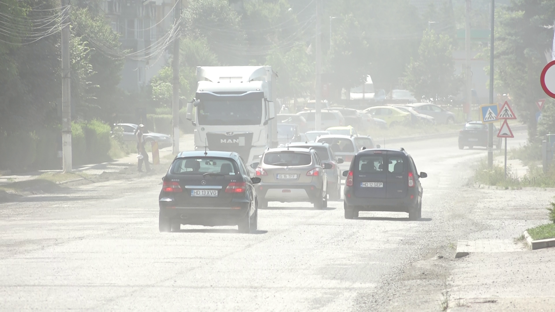 Dupa inchiderea Vaii Oltului, / Petrosaniul – sufocat de transportatori