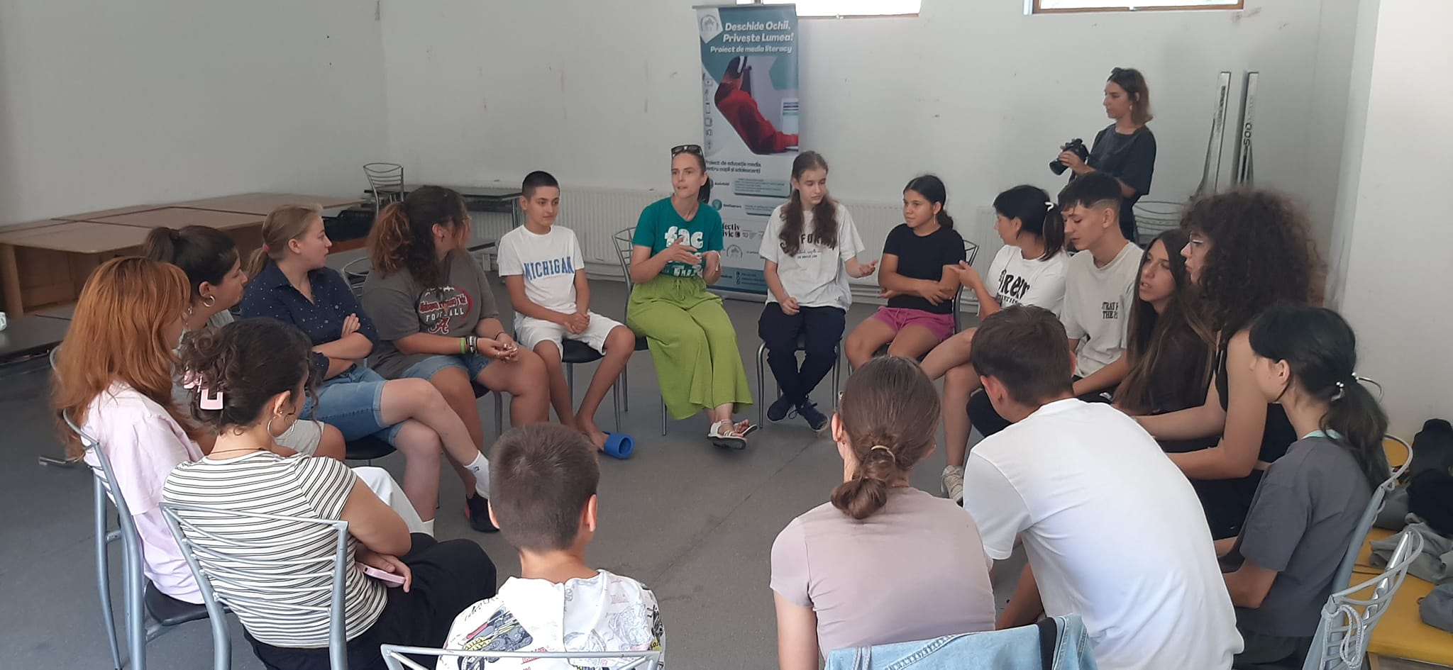 Tabara in Straja. 16 tineri au invatat ce este mass-media