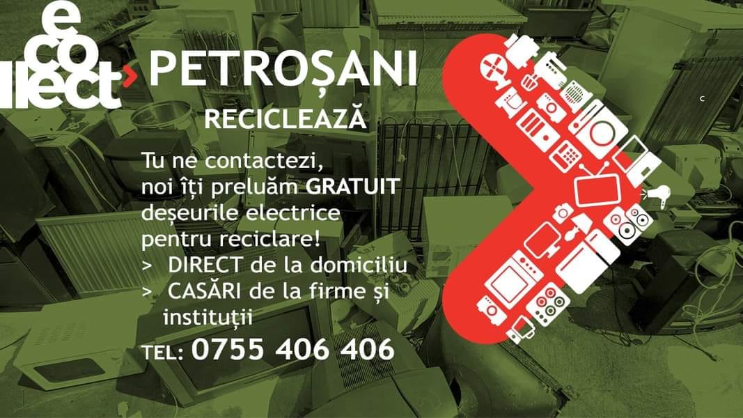 Pentru un oras curat, Petrosani recicleaza. Mesajul primarului Iacob-Ridzi