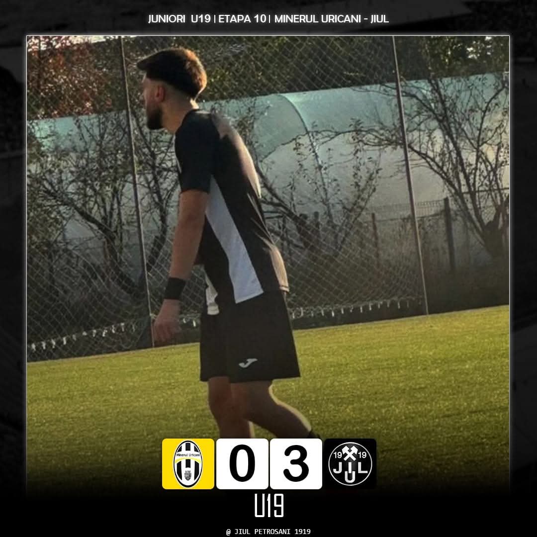 Fotbal. Juniori U19 / Jiulistii – victoriosii