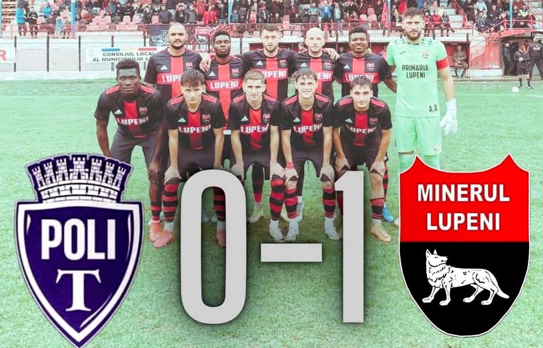 Fotbal. Liga 3. Minerul Lupeni urca pe podium