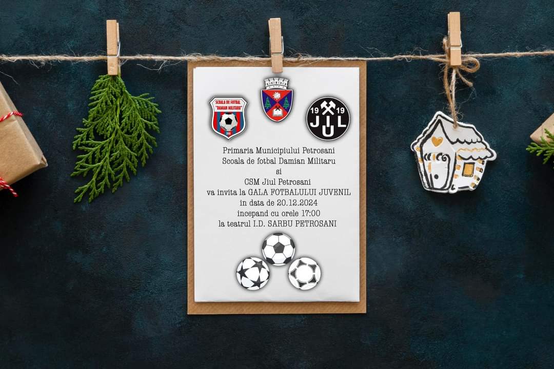 Gala Fotbalului Juvenil Petrosani – Editia a VI-a