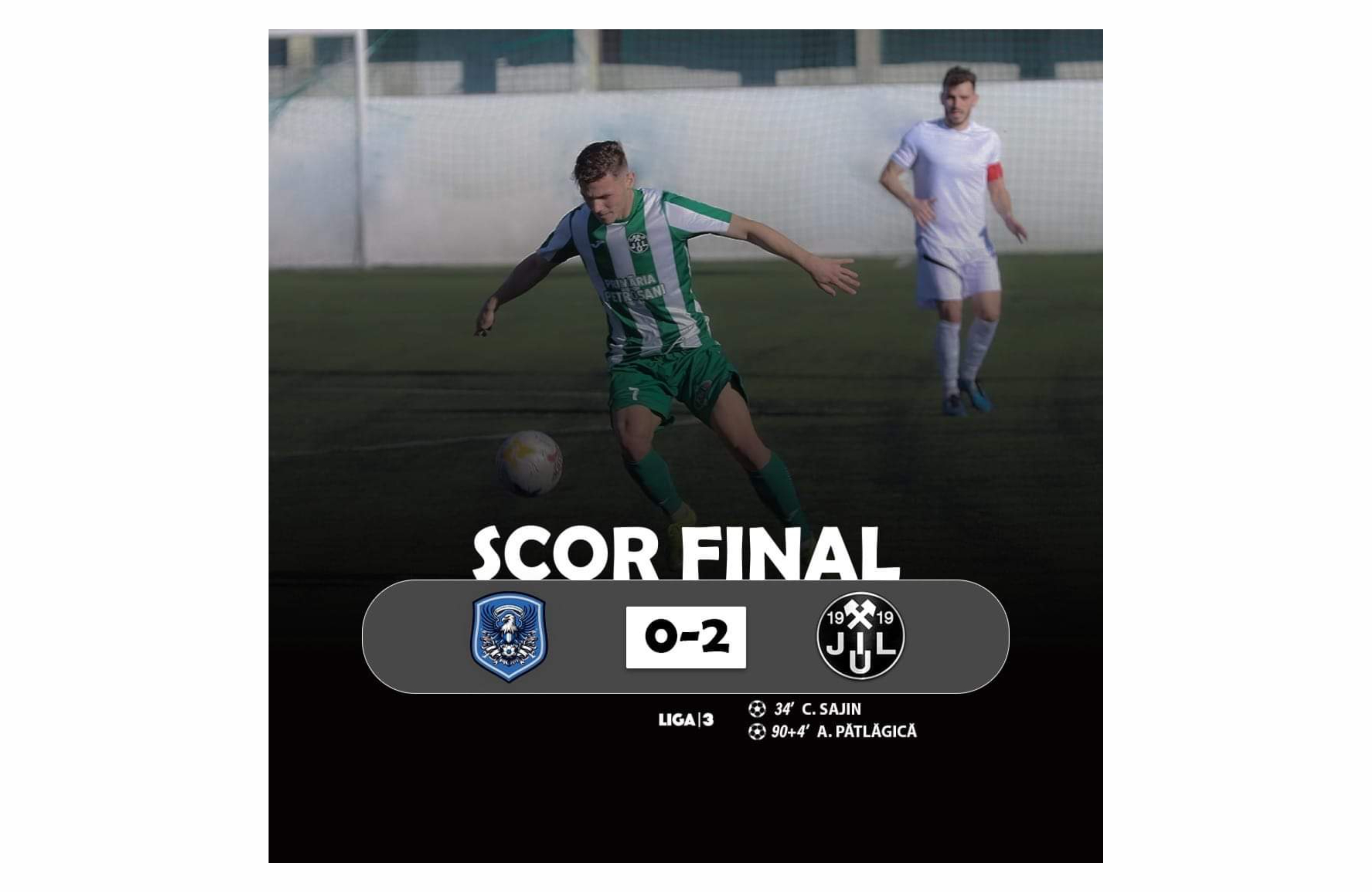 Jiul Petrosani victorioasa in deplasare