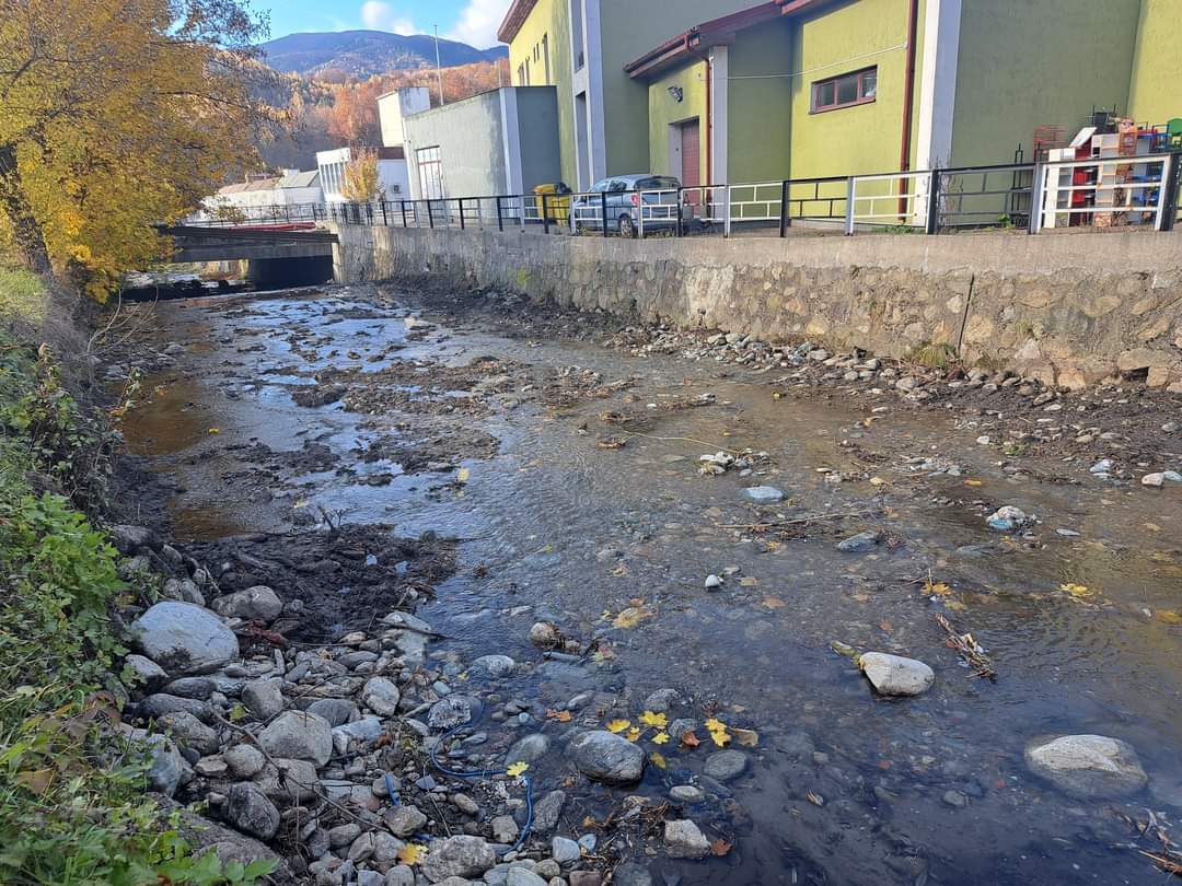 Lupeni. Paraul Braia a fost decolmatat