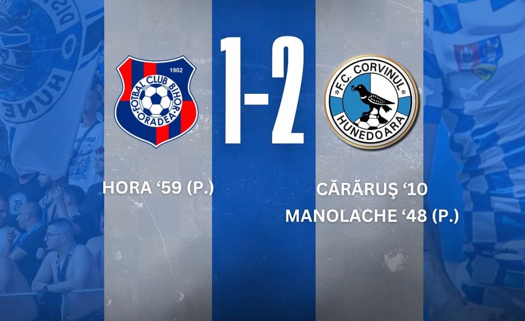 Fotbal. Liga 2. Corvinul - pe loc de play-off