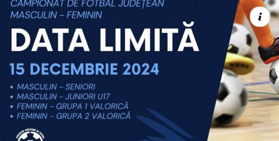 AJF / In ritm alert / Asociatia Judeteana de Fotbal (AJF) Hunedoara este prinsa in activitati intense.
