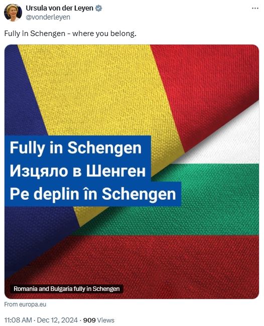 Dupa ani de umilinta si batjocura,Romania a intrat in Schengen…