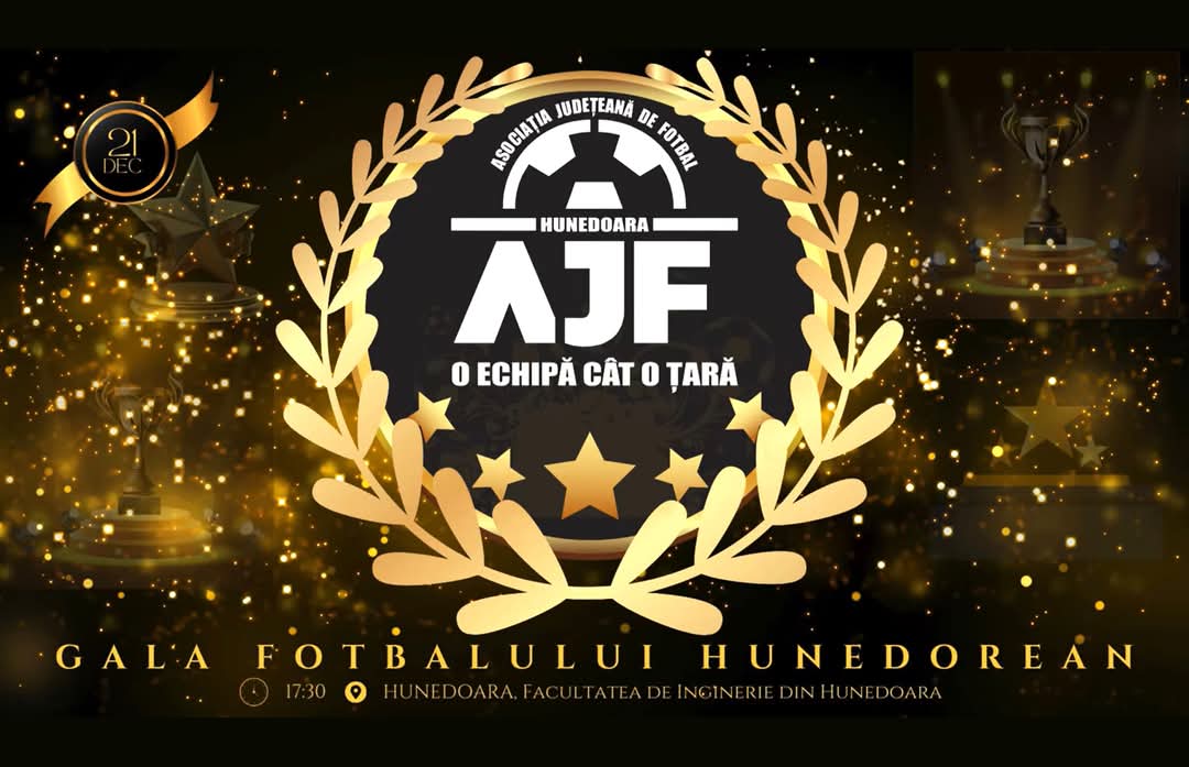 Finalul anului 2024 a adus Gala Fotbalului Judetean