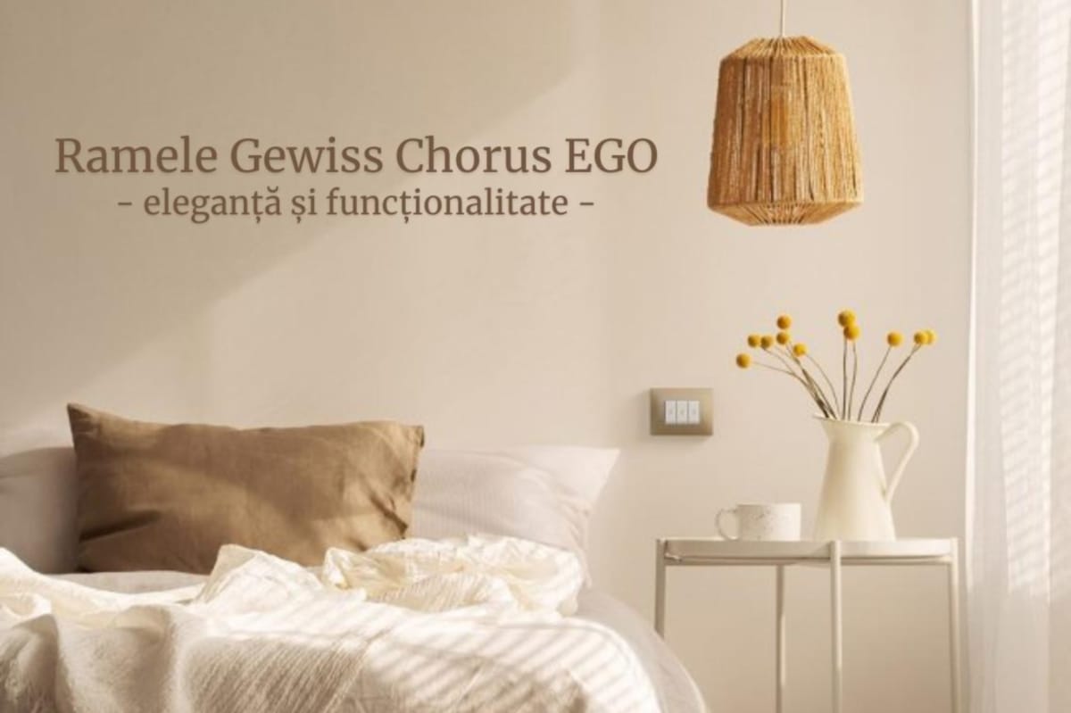 Ramele Gewiss Chorus EGO: Eleganta si Functionalitate pentru Un Design Interior de Exceptie