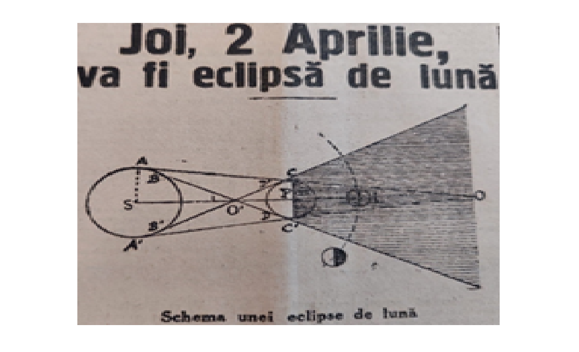 Felix Ostrovschi va prezinta „Revista presei de altadata” / Joi, 2 aprilie, va fi eclipsa de Luna