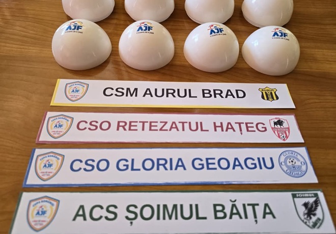 Fotbal. Cupa Romaniei - Ribs Grill. Tragerea la sorti a semifinalelor