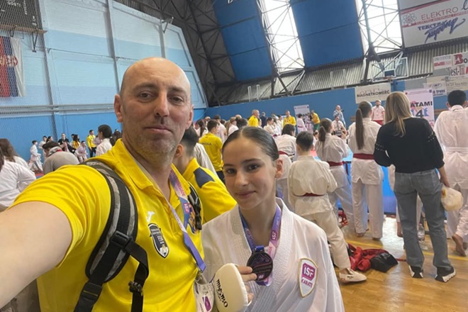Karate. Gimnaziada. Flavia Salasan - un exemplu de urmat