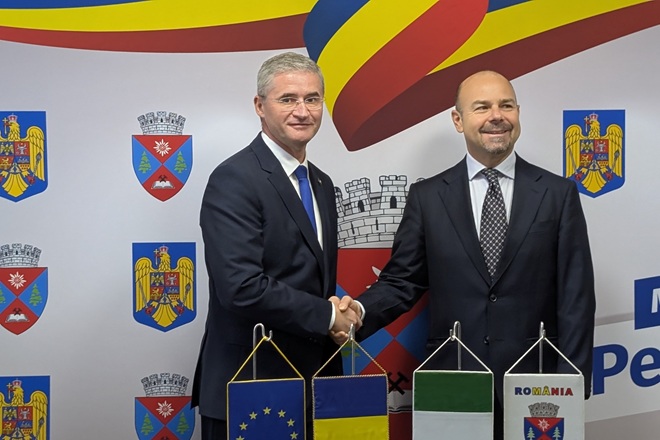 Petrosani. Ambasadorul Italiei – primit de primarul Petrosaniului