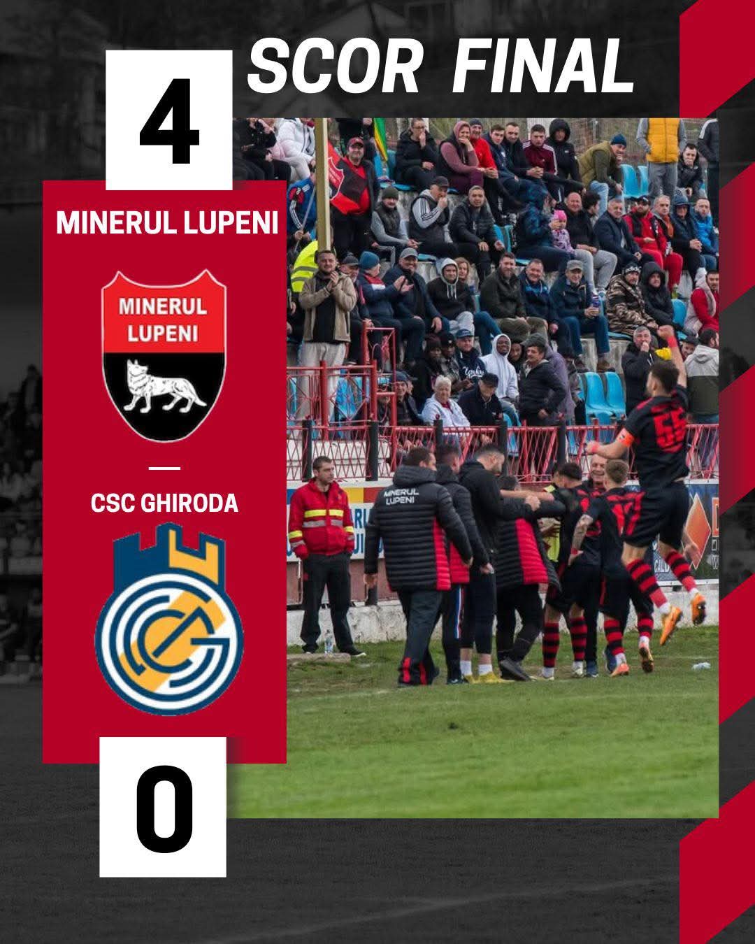 Minerul Lupeni, campioana Seriei 9