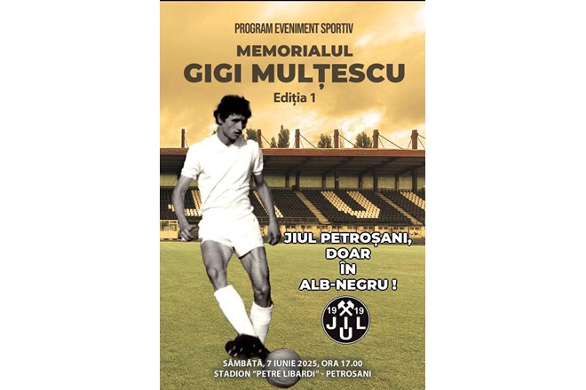 Nu ratati! „Memorialul Gigi Multescu”