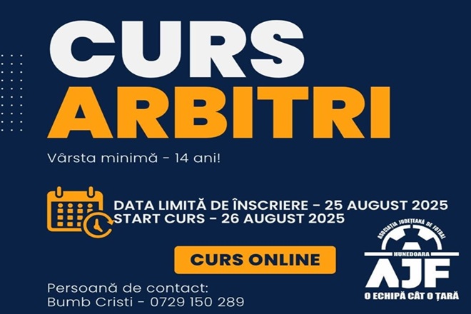 Fii parte din joc! Fii arbitru!