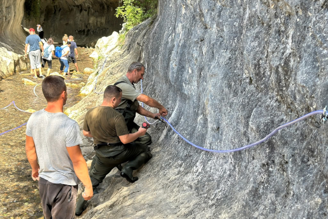 Cheile Banitei consolidate de rangeri