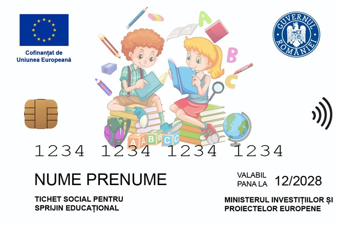 Pentru elevii din medii vulnerabile: Tichete de doar 500 lei