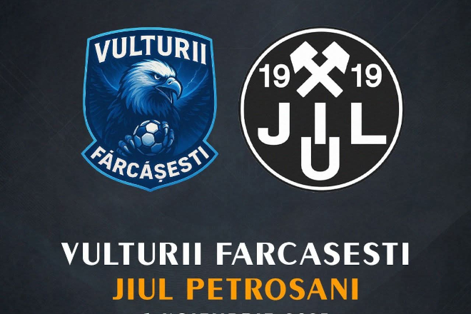 Jiul, meci greu la Farcasesti