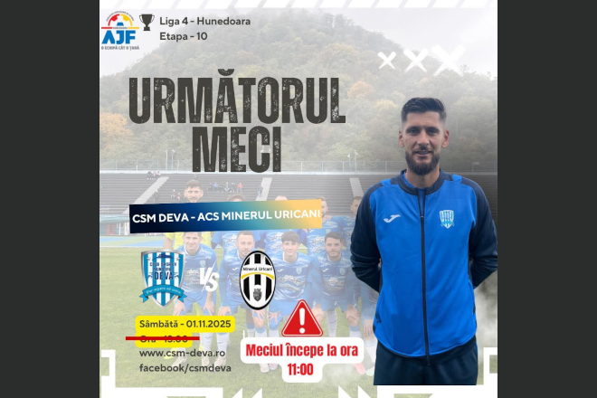 Cel mai asteptat meci din Liga a IV-a