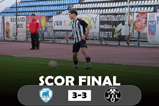 Fotbal. Liga 3. Meci nebun la Bascov